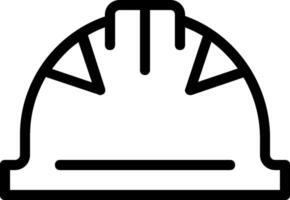 A construction helmet icon on a white background vector
