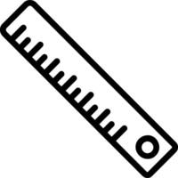 A ruler icon on a white background vector
