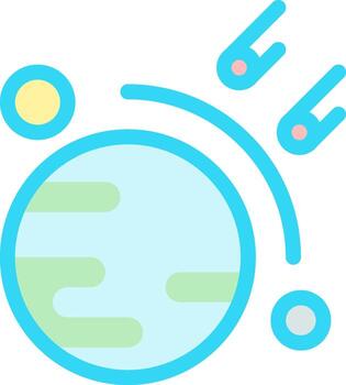 A flat icon of a globe with a globe and a globe with a globe vector