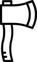 A black and white drawing of a hammer vector