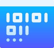 A blue square with the word 1001 on it vector