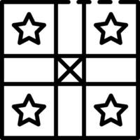 A square with four stars on it vector
