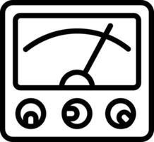 Analog meter icon on a white background vector