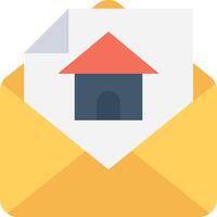 How to send an email to a real estate agent vector