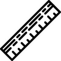 A ruler icon on a white background vector