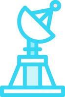 A satellite dish icon on a white background vector