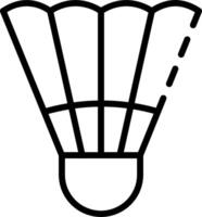 Badminton racket icon vector
