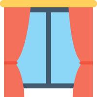 Window curtain icon price 0.00 vector