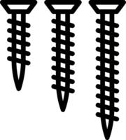 Screws icon on white background vector