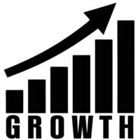 Market Growth Icon Set Business and Finance Graphics vector