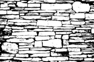 Distressed overlay brick wall old texture grunge abstract background vector