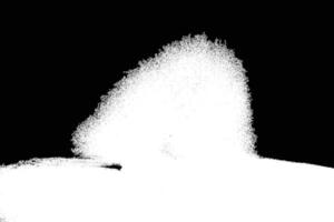 A black and white photo of a white object with a lot of white and black dots vector