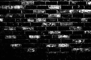 Grunge black texture as brick wall shape on white background. Use for decoration, aging or old layer vector