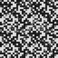 Seamless pattern square black camouflage grunge vector