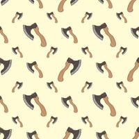 Seamless pattern axes vector