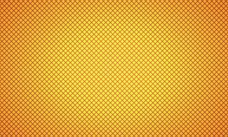 Orange diagonal square grid background vector
