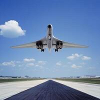 airplane in the sky photo