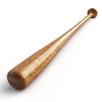 A baseball bat is shown on a white background photo