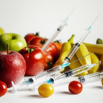 concept of genetically modified food photo