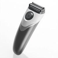 Electric shaver over white background photo
