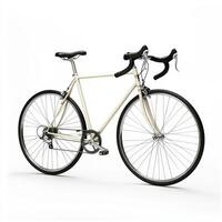 modern bicycle isolated on a pure white background photo