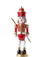 Mini Nutcracker isolated on White Background photo