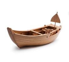 Wooden Boat isolated on White Background photo