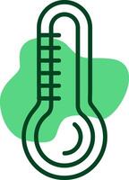 Thermometer Outline Style Icon vector