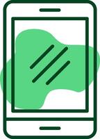 Smartphone Outline Style Icon vector
