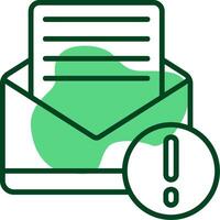 Mail Outline Style Icon vector
