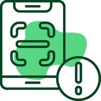Scanner Outline Style Icon vector