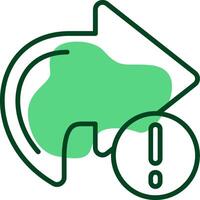 Share Outline Style Icon vector