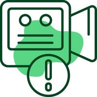 Camera Outline Style Icon vector