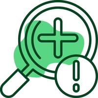 Zoom in Outline Style Icon vector