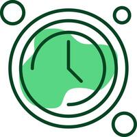 Histroy Button Outline Style Icon vector