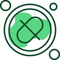 Link Button Outline Style Icon vector