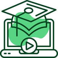 Educational Outline Style Icon vector