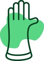 Workers Glove Outline Style Icon vector
