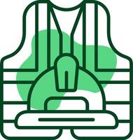 Occupational Safety Icon Outline Style Icon vector