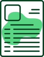 Job Application Form Outline Style Icon vector