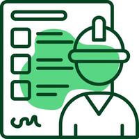 Employee Feedback Outline Style Icon vector