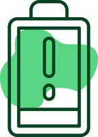 Charging Outline Style Icon vector