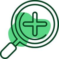 Zoom in Outline Style Icon vector