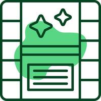 Camera roll Outline Style Icon vector