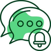 Silent mode Outline Style Icon vector