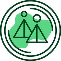 Decentraland Outline Style Icon vector