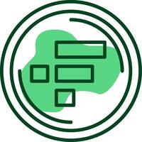 FTX Token Outline Style Icon vector