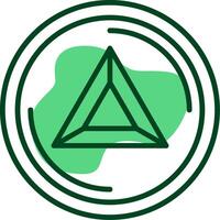Basic Attention Token Outline Style Icon vector