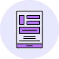 Mobile Phones Filled Circle Fill Style Icon vector
