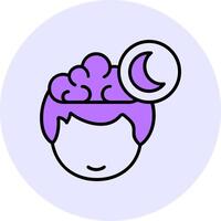 DND Filled Circle Fill Style Icon vector